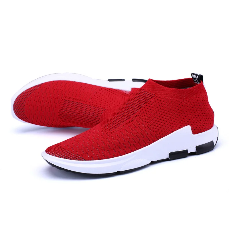 sport shoes men running for sock sneaker women black red breathable summer sneakers gym mens trainers footwear big size 47 48