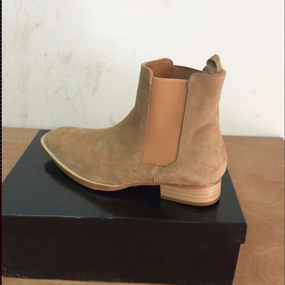 5color euro 37-47 men shoes luxury brand Chelsea mens boots