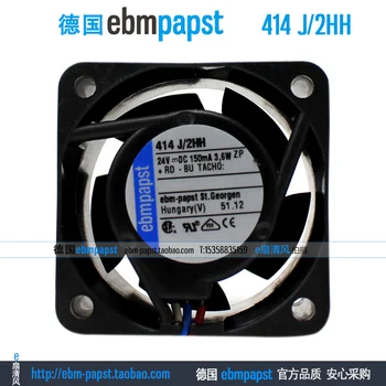 

ebm papst 414 J2HH 414J2HH DC 24V 0.15A 3.6W 40X40x25mm Server Cooling Fan