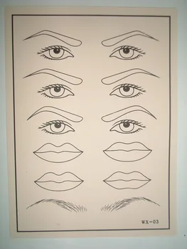 

Custom Synthetic Leather Tattoo Practice Skins for Permanent Makeup
