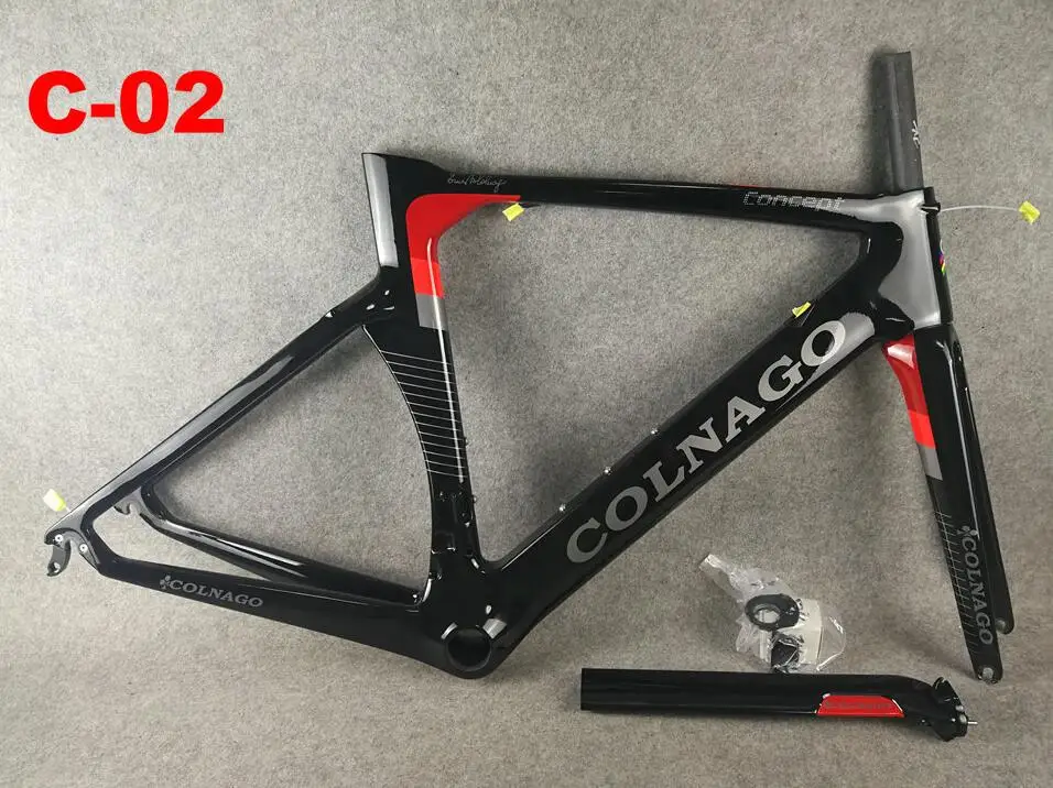 Colnago Concept T1100 карбоновая рама для велосипеда, полный комплект велосипедных рам, подходит для Di2 и механических дорожных групп