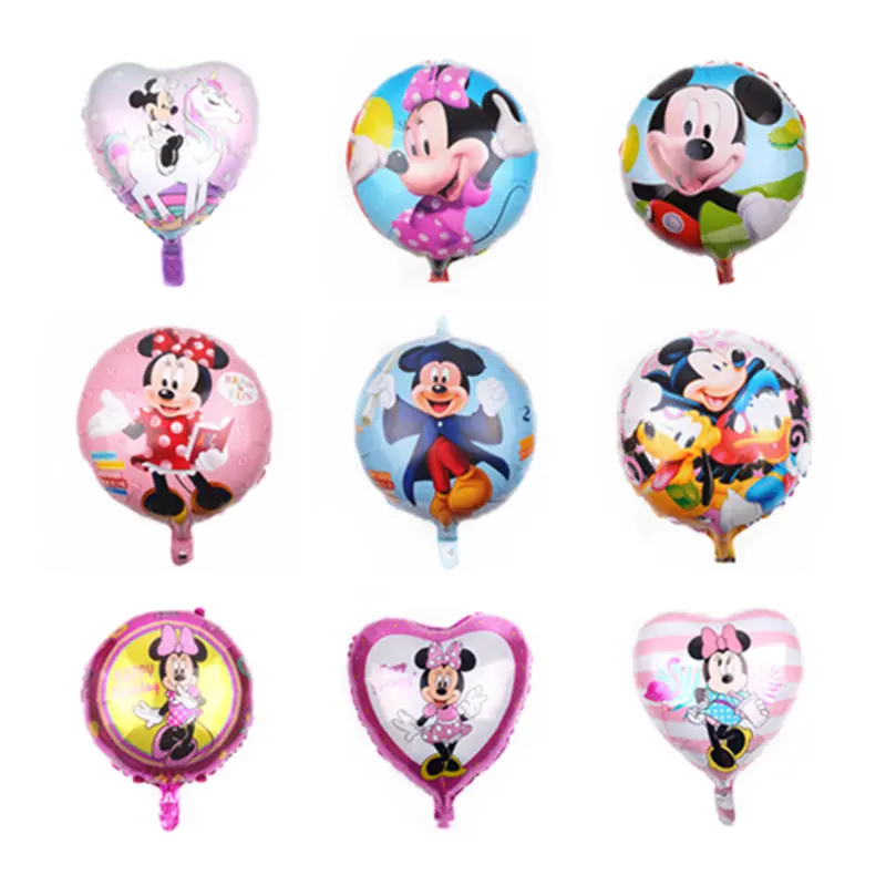 

TSZWJ New 18-inch Mickey Minnie Aluminium balloon Children's holiday Wedding party decoration balloon Wholesale