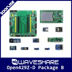 Waveshare Open429Z-D пакет B STM32F429 STM32F429I-DISCO + Материнская плата + 10 модулей комплекты STM32 Cortex-M4 макетная плата