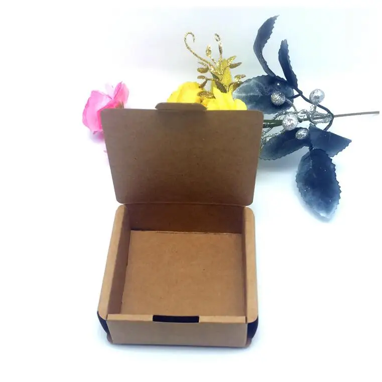 10 шт бумага небольшого размера коробка коричневая крафт-упаковка коробка белая Свадебная вечеринка коробка черная мини-конфетная коробка для упаковки подарков