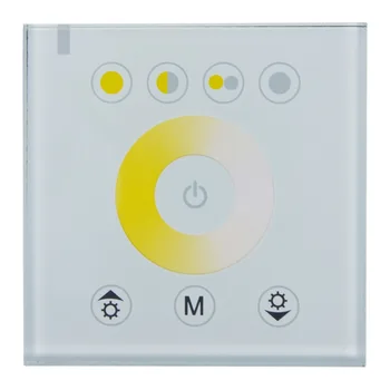

Fast shipping 10pcs Color Temperature LED Touch Panel Controller led dimmer for DC12V 5050 3528 LED strip