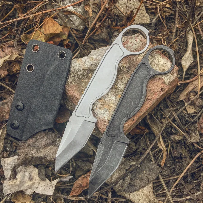 

Trskt Bastinelli Knives Neck Knife Tactical Camping Tool 440c Survival Karambit Knives EDC Tools With K Sheath Cs go Pocket tool