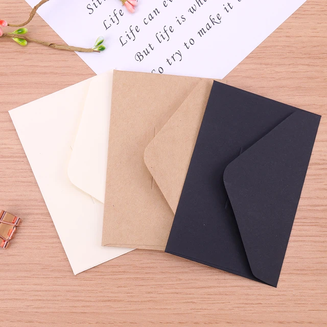 Mini Enveloppes En Papier Kraft, 20 Pièces, Cadeaux De Mariage, Fournitures  De Papeterie Scolaires Et De Bureau - Papier Enveloppes - AliExpress