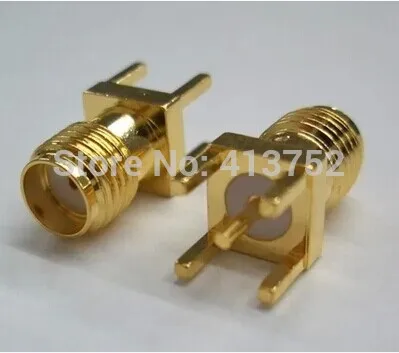 5pcs/lot GPS Antenna / GSM Tower PCB external thread bore line SMA seat connector transposon | Электронные компоненты и