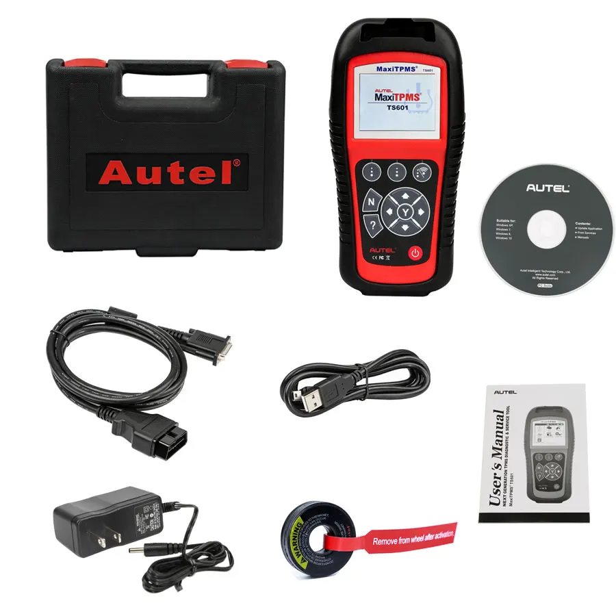 Autel TS601 TPMS Relearn Reset инструмент диагностический сканирующий инструмент для проверки и программирования сенсоров TPMS на 315 МГц и 433 МГц