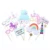 15/10шт Единорог День Рождения Фото Стенд Реквизит Смешные Дети Фото Маска Baby Shower Photobooth Реквизит Unicornio Party Supplies