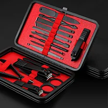 16 штук кусачки для ногтей для украшения, ножа для ногтей, парикмахерские и педикюрные инструменты