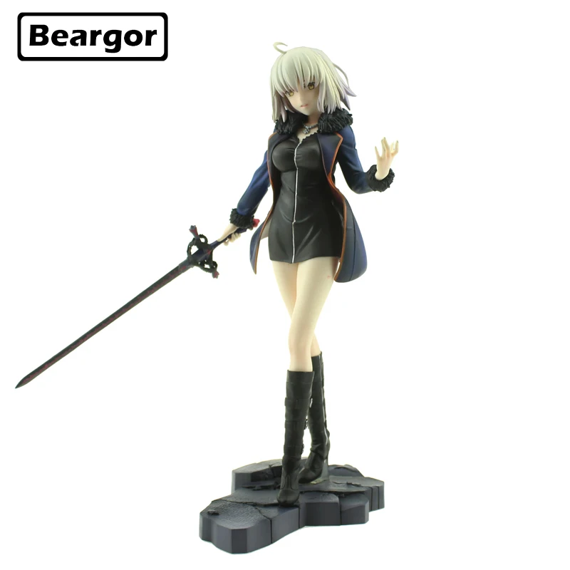 

10" Fate Grand Order FGO Anime Alter Jeanne D'Arc Black Saber Avenger Casual ver. Boxed 25cm PVC Action Figure Model Doll Toys