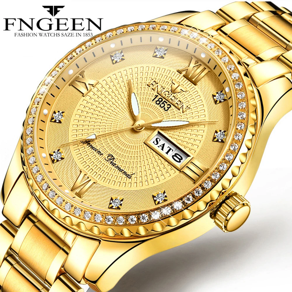 FNGEEN Uxury High end Gold Men