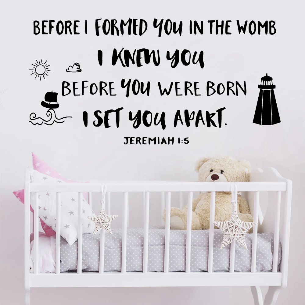 

Creative english quotes Home Decoration For Baby's Rooms Removable Decorative Vinyl Decals Living Room Mural Bedroom Decor