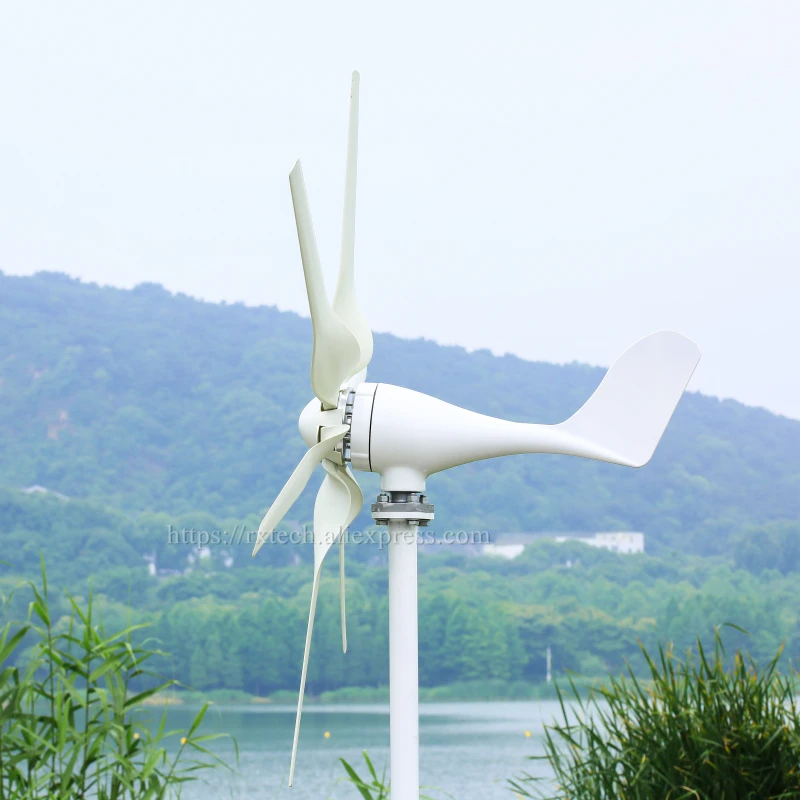 Moinho de Vento Apto para Lâmpadas de Rua Pequeno Casa Gerador Turbina Eólica Barco Monitoramento Livre 600w Controlador 10 Anos Garantia 2021 Cheap Geradores de energia alternativa
