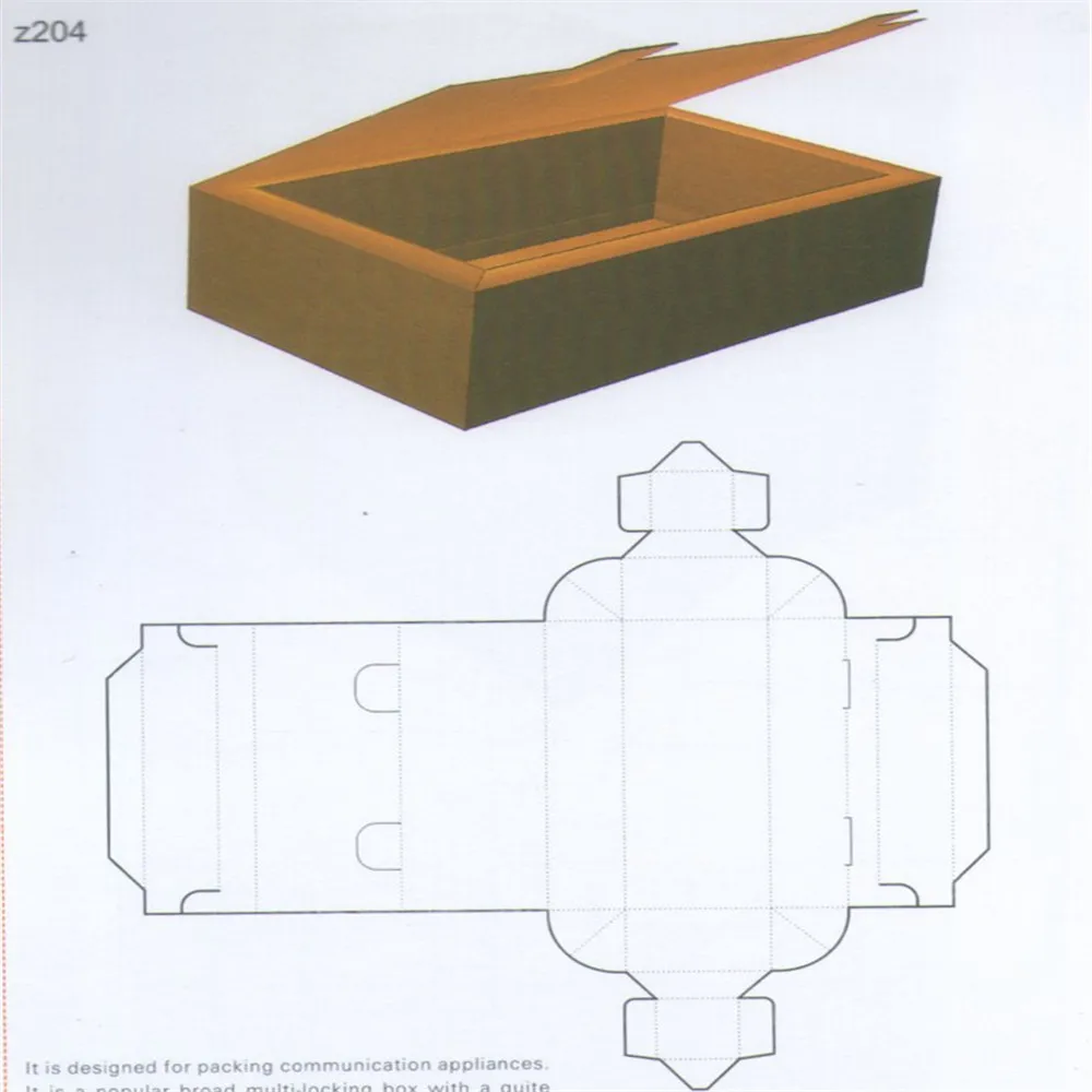 

Wood Cutting Die Cut for Gift Box 204# Making Steel Rule Dies Can Be Made As Your Shape and Size