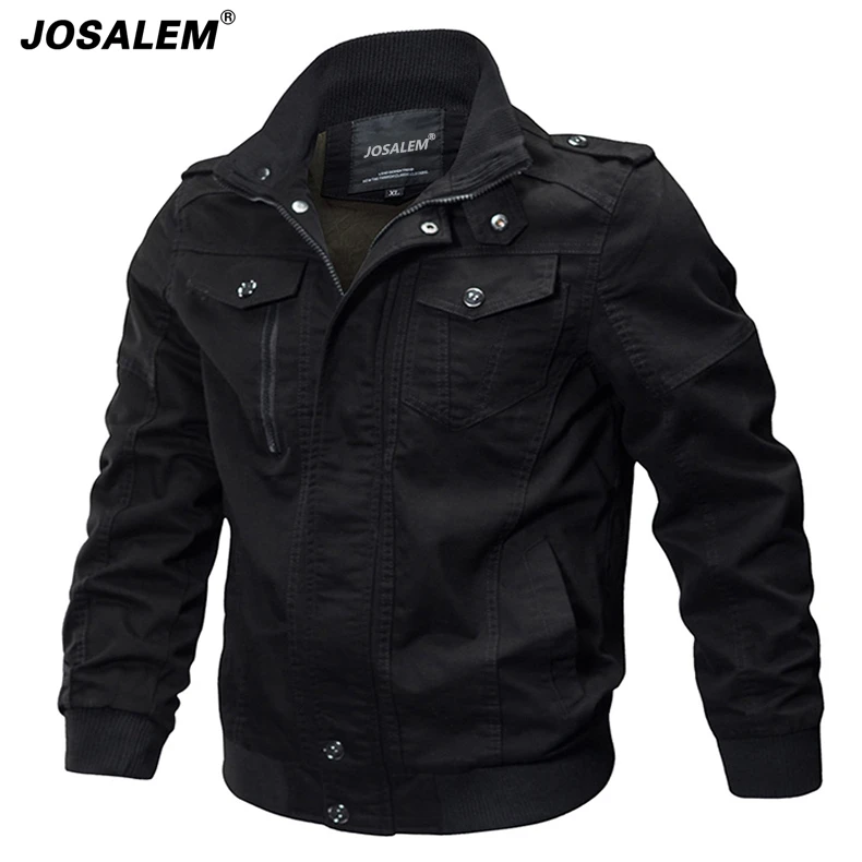Buy Men Winter Thermal Cotton Jacket Coat Army Men's