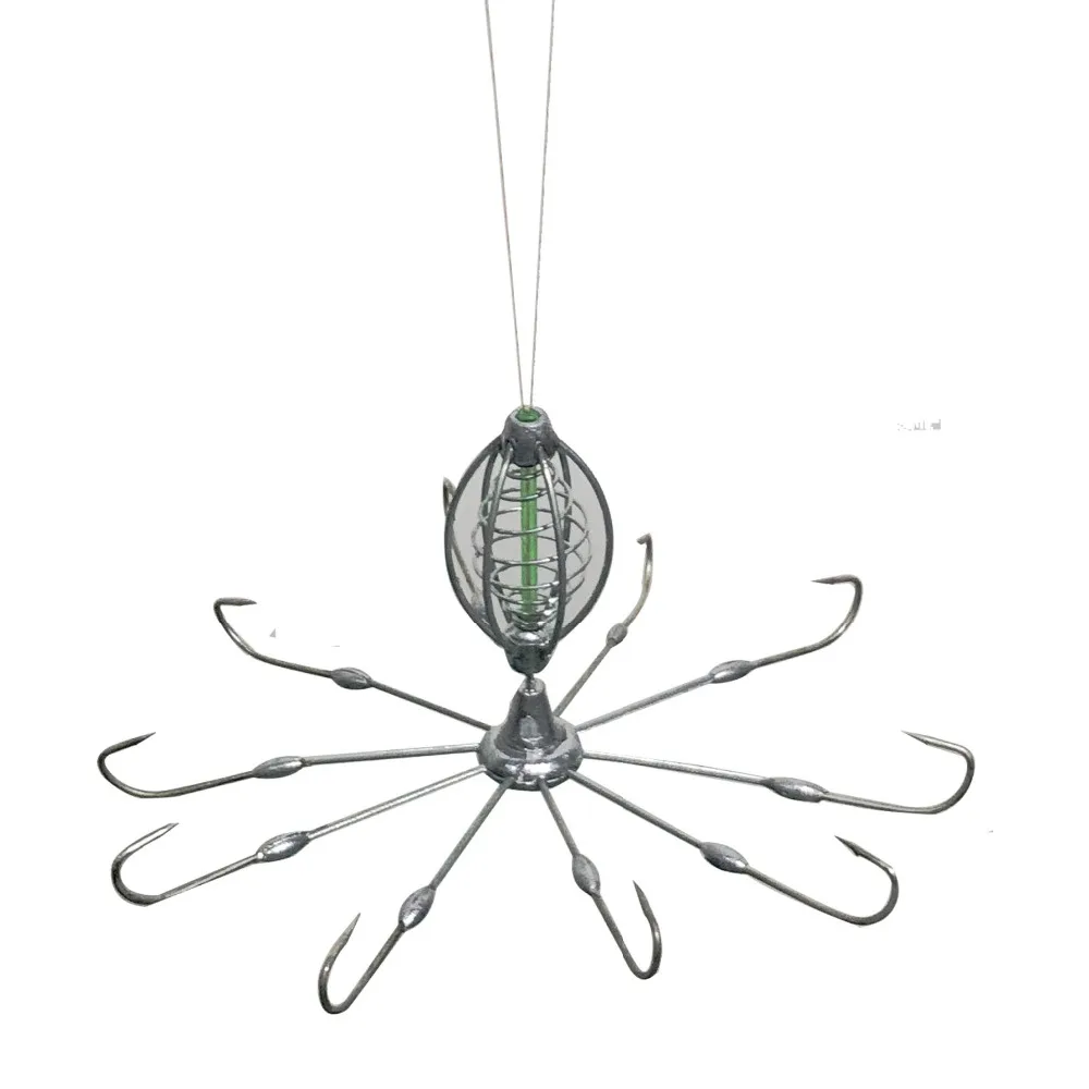 

10A 1pcs 18cm explosion hook Crab Lantern Bait Case Barbed High quality Capture off ability fishing hook