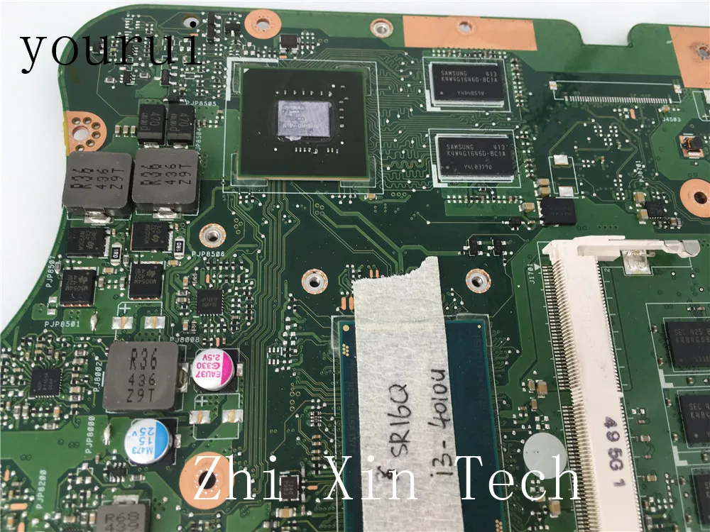  yourui Original For X555LD Laptop Motherboard REV 2.0 With i3-4010u CPU 4GB RAM Fully Tested workin