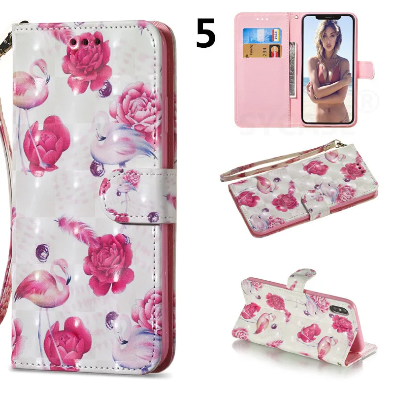 SYCASE 3D окрашенный животный цветок кобура для iPhone 6 6s Plus 7 8 plus X Xs max Xr чехол-подставка антидетонационный чехол для женщин