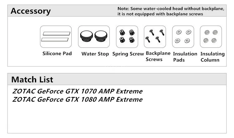 Bykski полный охват GPU водоблок для ZOTAC GeForce GTX 1070 1080 Ti AMP экстремальные видеокарты N-ST1080TIAMPEX-X