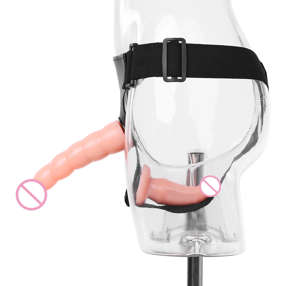 Lesbian Strap-on Dildos Double Dildos Anal Plug Ultra Elastic Harness Strapon Lesbian Dildos Pants Adult Sex Toys For Couples