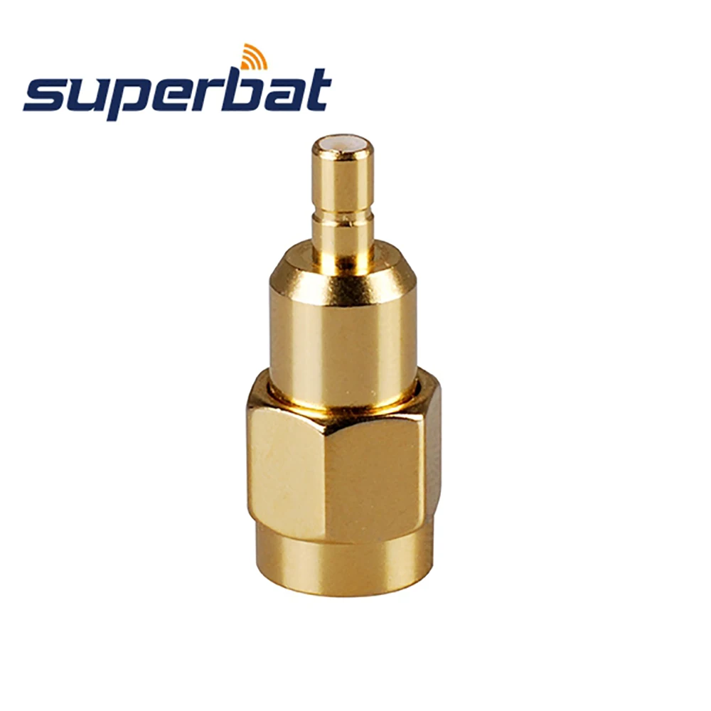 Superbat 5pcs SMA-SSMB Adapter SMA Male to SSMB Female RF Wifi Connector