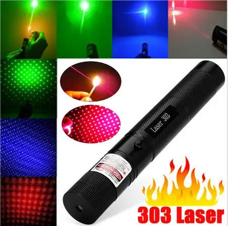 سوبر قوية 532nm الليزر البطاريات aaa مؤشرات ليزر خضراء حرق مباراة بالون البوب ليزر ضبط التركيز 303 الليزر