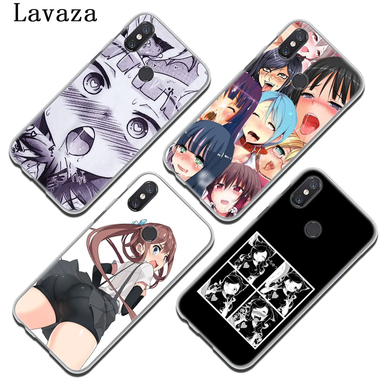 Lavaza cute Ahegao Anime Funny Hard Phone Case for Xiaomi MI 9 8 SE A2 Lite A1 pocophone f1 5X 5S 6 6X MIX 2S MAX 3 Mi9 MiA2 Mi8