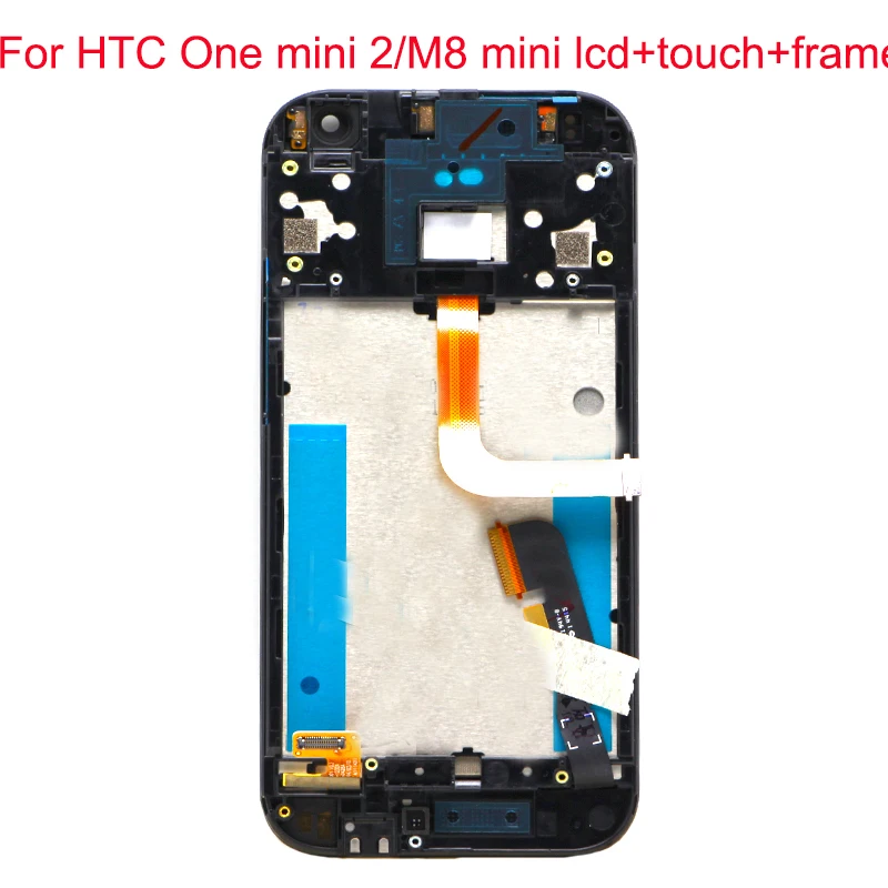 

JPFix For HTC One Mini 2 M8 Mini LCD Display Touch Screen Digitizer Assembly Replacement With Frame