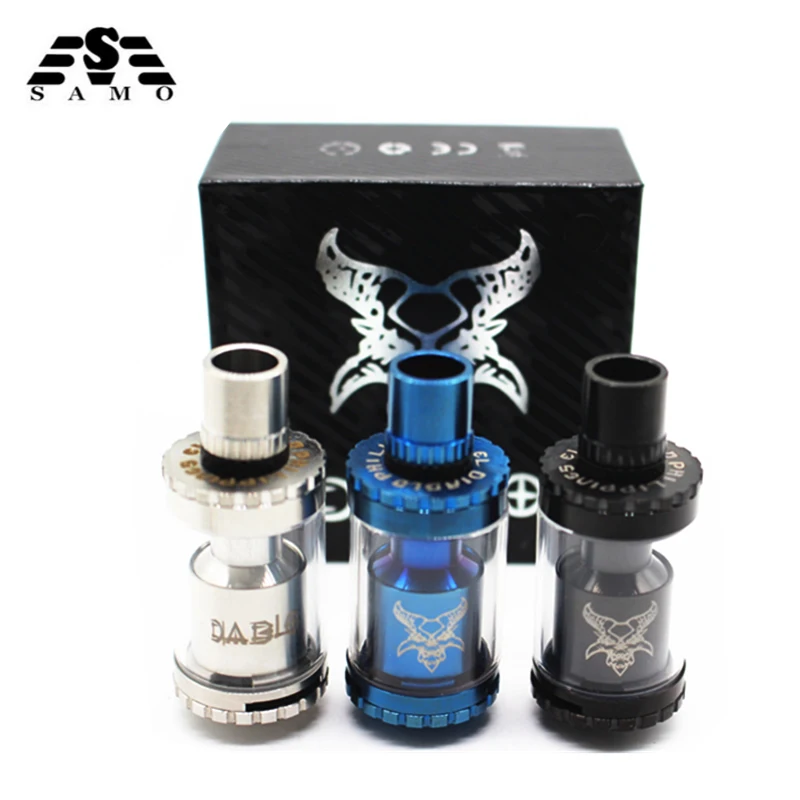 

NEW Diable electronic cigarette rda 22mm atomizer tank for liquid e-cigarettes 510 thread RDTA top filing Rebuildable Dripper