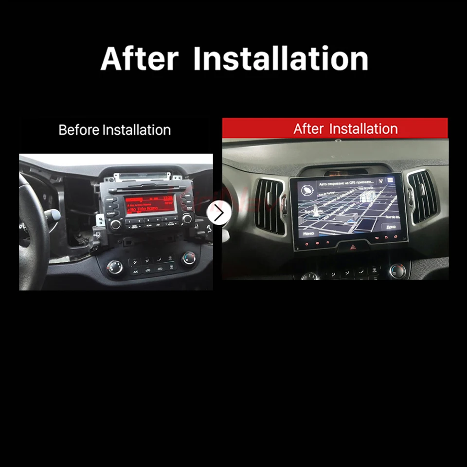 Best KiriNavi Octa Core Android 7.1 Car DVD GPS Navigation For Kia Sportage Audio Stereo Radio Multimedia System RDS BT 4G 2010- 2014 1