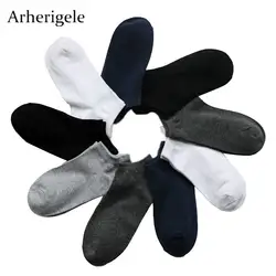 Arherigele 20 штук 10 пар Для женщин короткие носки Хлопковые смеси укороченные носки летние тонкие дышащие следы лодка носок