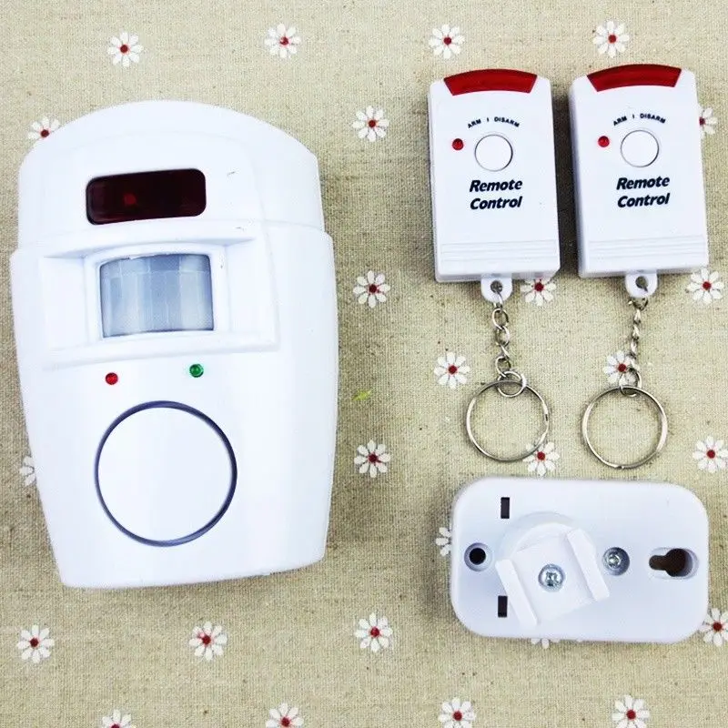 

Wireless Motion Sensing Alarm Security Device with Remote Control for Garden Sheds Garage IJS998