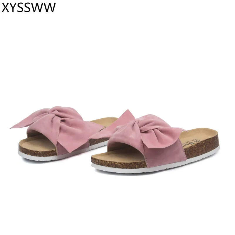 

2019 New Fashion Summer Beach Women Cork Slippers Women Casual Beach Flip Flops women Sandals size 35-41