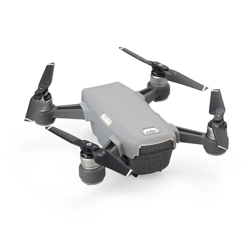 Drone Body Silicone Protective Skin Case Cover Anti Slip Resistance Protection Spare parts For DJI Spark Accessories 1 (8)