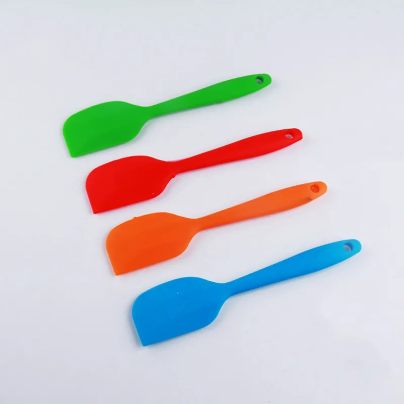 

Colored silicone butter scraper integrated cream scraper - mini type (7inch)