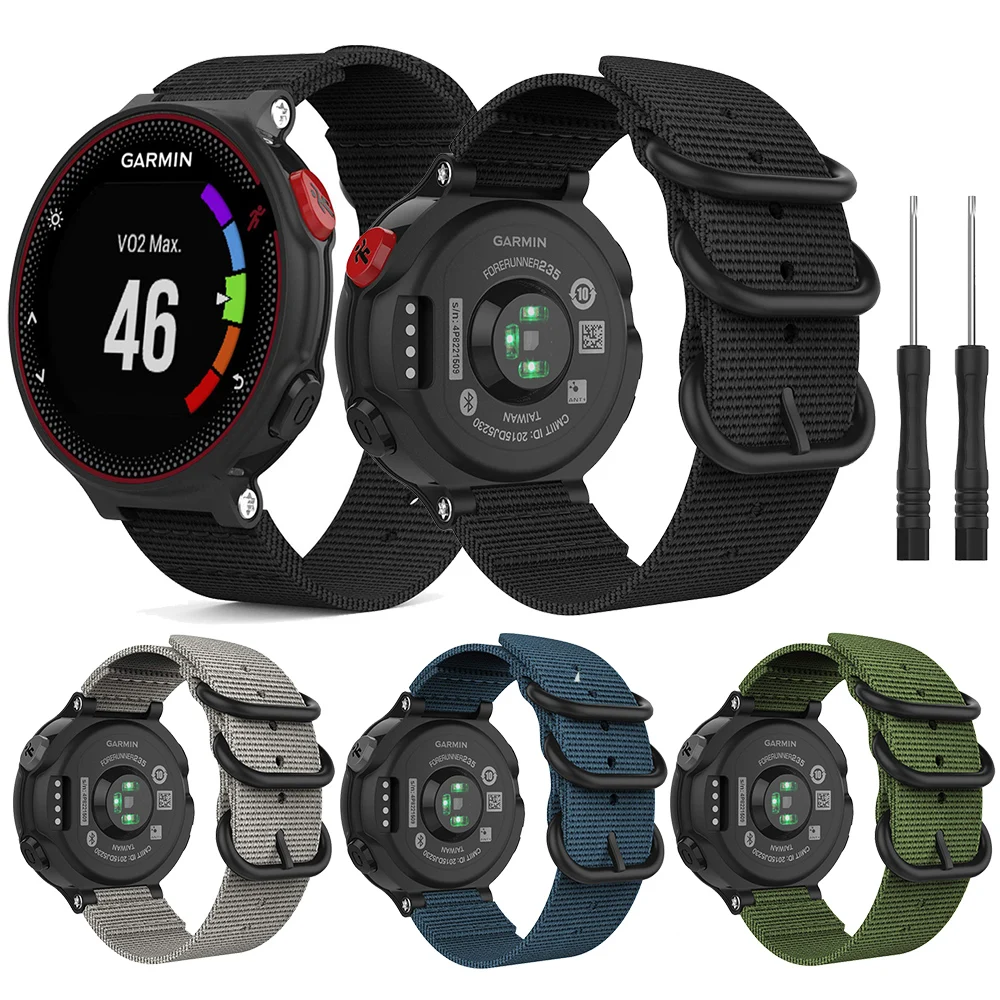 Для Garmin Forerunner 735XT нейлоновый ремешок, спортивные часы для улицы ремешок на запястье для девочек; мини-юбка для Garmin forerunner 220 230 235 620 630 Браслет