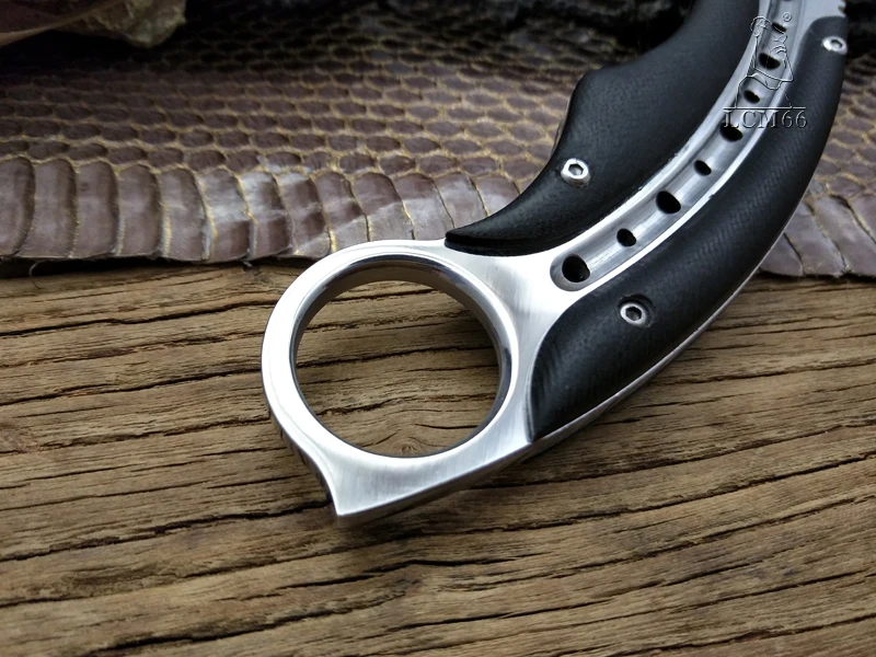 LCM66 Mirror light scorpion claw knife outdoor camping jungle survival battle karambit Fixed blade hunting knives self defense LCM66 Mirror light scorpion claw knife outdoor camping jungle survival battle karambit Fixed blade hunting knives self defense