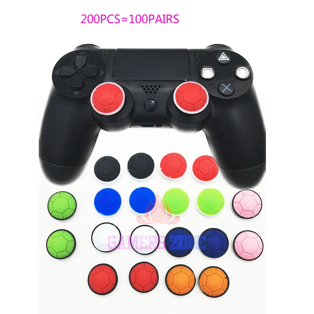 

200PCS=100PAIR For XBOX360 PS 3 Turtle Edtion Silicone Joystick Thumbstick Cover Caps Grips For PS4 Controller