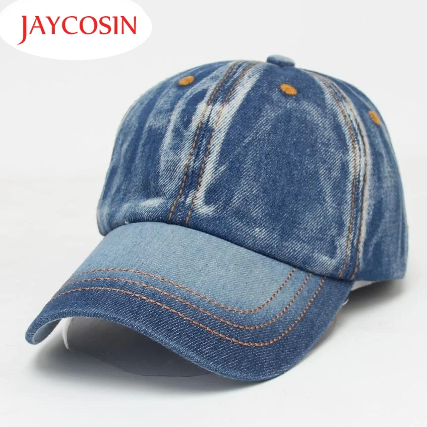 

JAYCOSIN New Fashion Men Women Color Fading Style Demin Jeans Baseball Caps Unisex Hat 160614 Drop Shipping