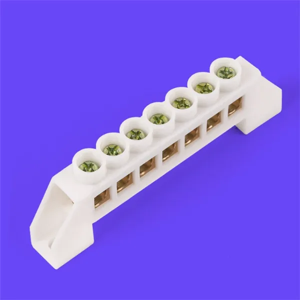 

7 Positions Electric Cable Connector Screw Barrier Terminal Strip Block Bar