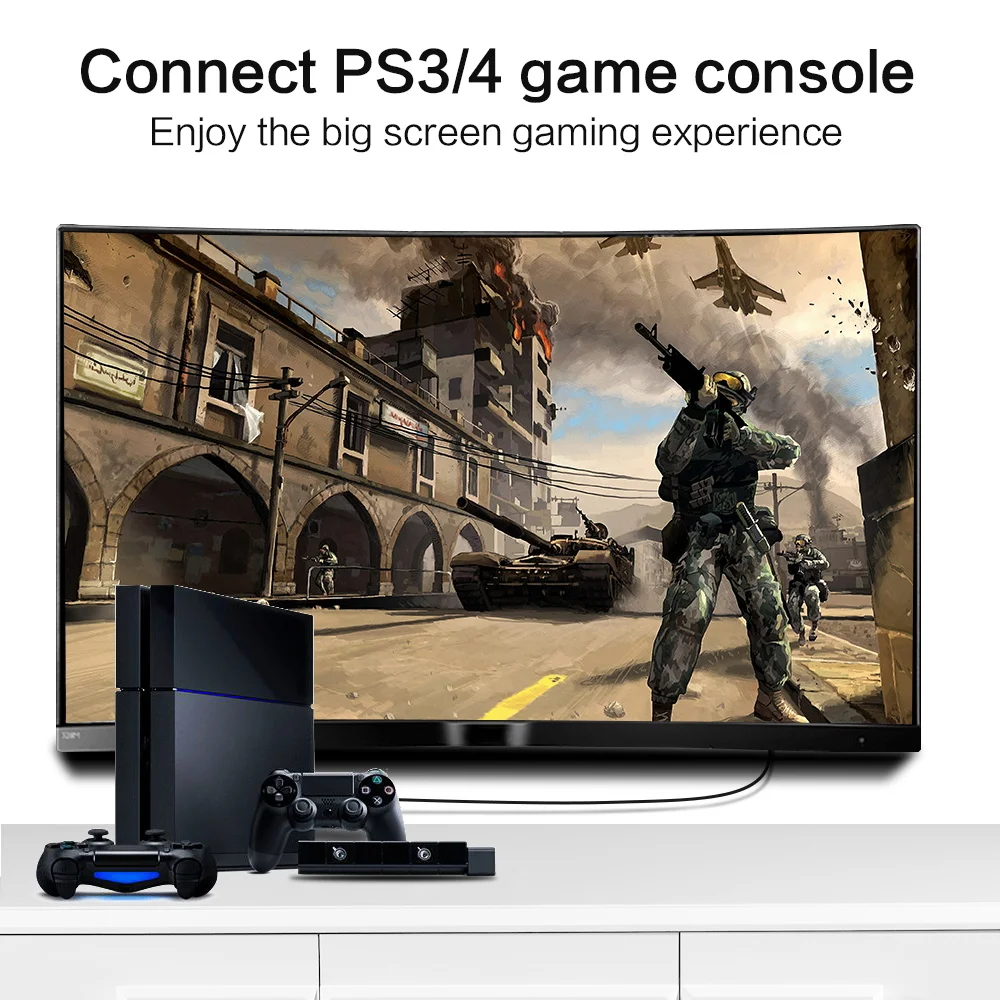 1.4Version High quality thin hdmi Flat cable Gold Plated Plug Male-Male HDMI Cable 1080p 3D  0.3m 0.5M 1M 1.5M