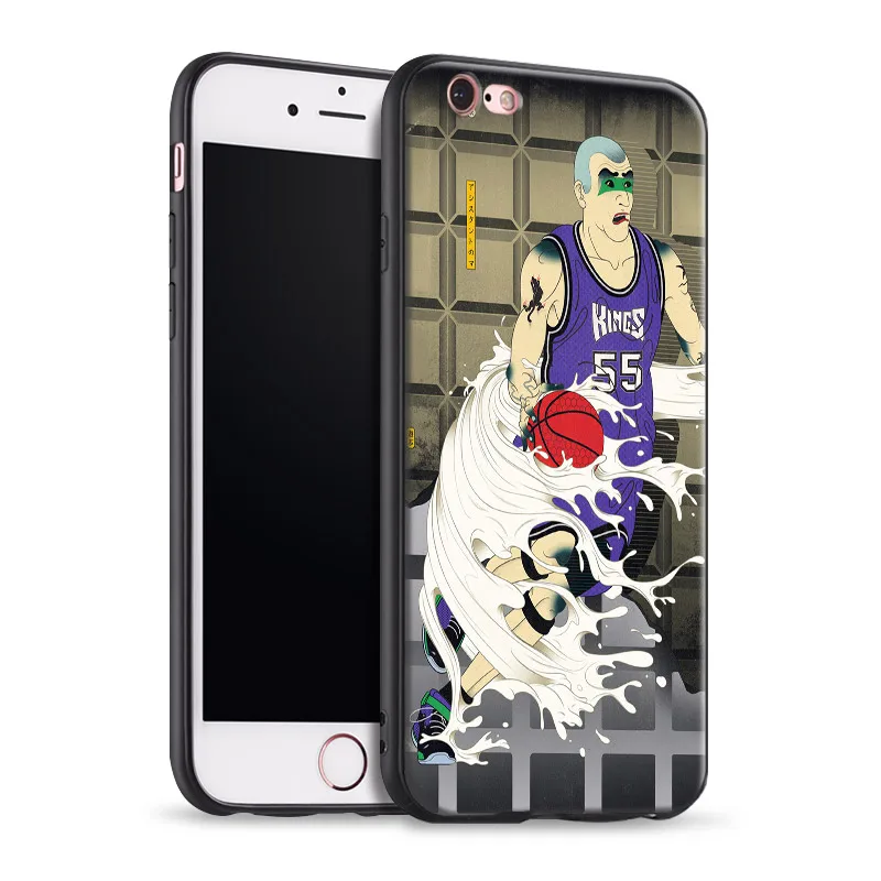 

Ukiyo-e Basketball Tpu Soft Silicone Phone Case Cover Shell For Apple iPhone 5 5s Se 6 6s 7 8 Plus X XR XS MAX