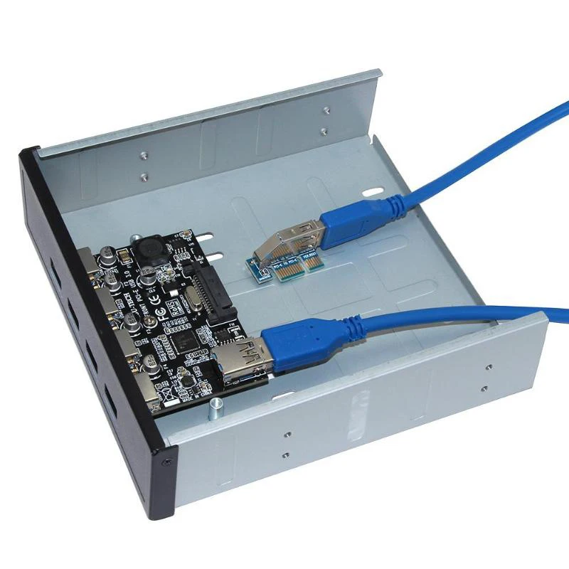 Koop Express Controller Card Ssu Fu3401 Pci E Naar 4 Port Usb 3.0 Pci Express Uitbreidingskaart Met Uitbreiding Adapter Board Voor desktop