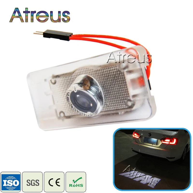 

1Pcs Car LED License Plate Light 12V Canbus LED Logo projector Laser Lamp For BMW E46 E60 E36 E90 E30 F10 F30 X5 X3 X1 M Logo