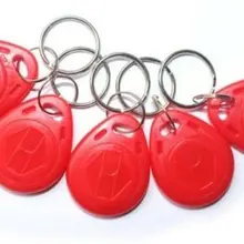 100 шт. RFID Ключ EM 4100/4102 чип Брелки 125 кГц близость идентификационные бирки/брелоки Rde