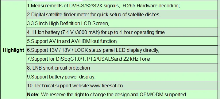 GTMEDIA V8 прибор обнаружения цифровое спутниковое телевидение сигнал Finder HD DVB-S2 Высокое разрешение 3," ЖК-дисплей спутниковый искатель MPEG-2-4