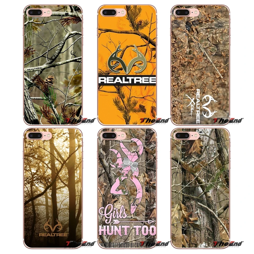 Для Samsung Galaxy S2 S3 S4 S5 MINI S6 S7 edge S8 S9 Plus Note 2 3 4 5 8 Coque Fundas цветной розовый чехол Realtree Camos Art
