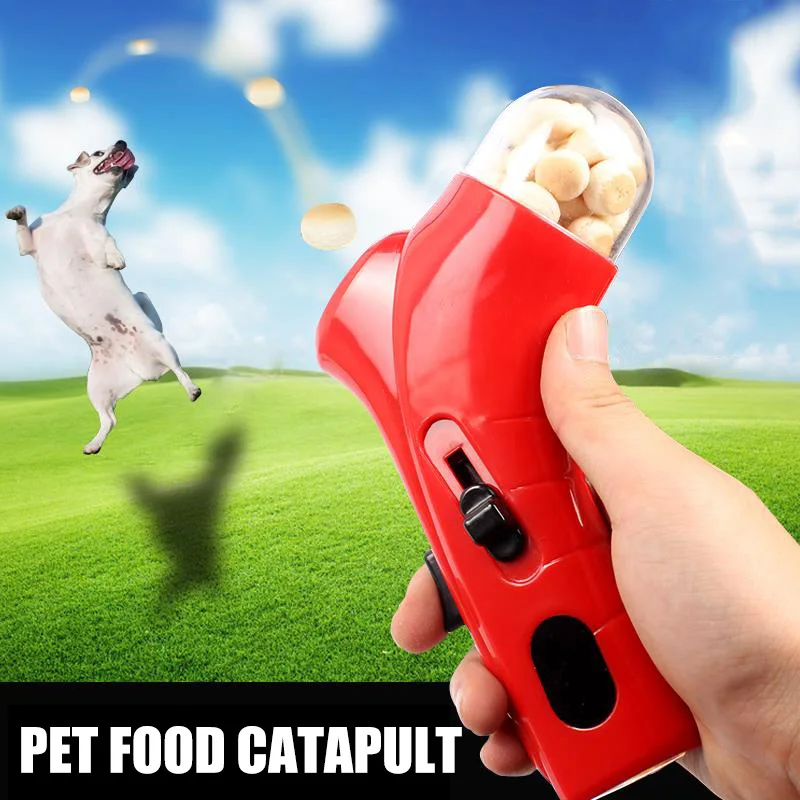 Pet Dog Snack Catapult пусковая установка игрушка Кормушка тренировочный катапульт для